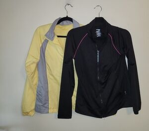 Danskin Now Yellow/Gray & Black Jacket